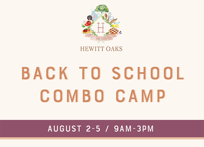 Hewitt Oaks Back to School Combo Camp