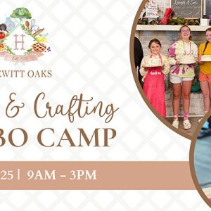 Baking & Crafting Combo Camp July 22-25